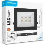 Modee Lighting Led ��������� E-Series Slim 20W 120� 6000K 1600 Lm Erp - (ML-FLS6000K20WEN)