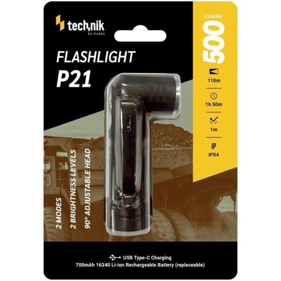 Technik P21 ����� 700mAh Osram P8 Led 500lm - (MT-P21)