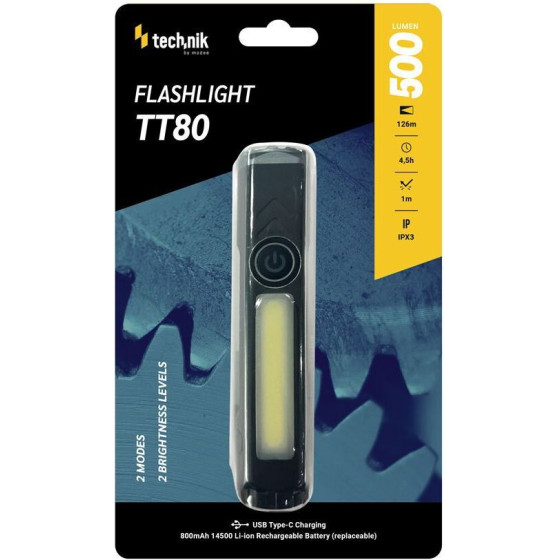 Technik ����� ������ TT80 Cob Led 500+300lm ����������������� 800mAh - (MT-TT80)