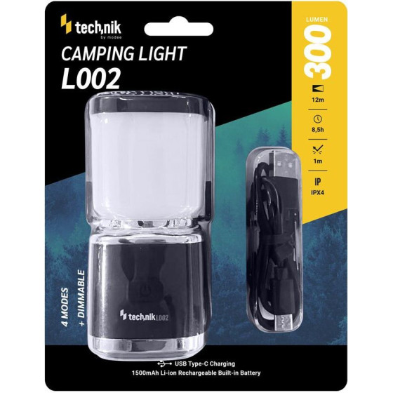 Technik ��������� �������� L002 300lm ���������������� 1500mAh - (MT-L002)