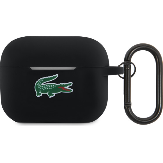 LACOSTE Liquid Silicone Croc Logo Case For Airpods Pro 2 Black - (LCAP2SLOK)
