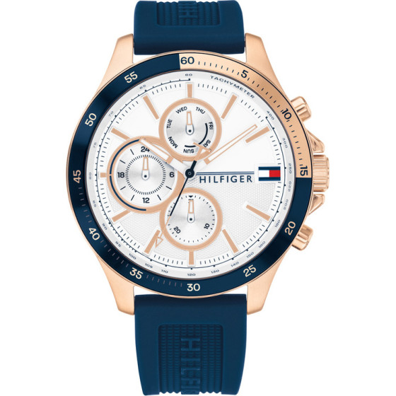 Tommy Hilfiger MEN'S Watch Bank (zf064a) + Box - (1791778)