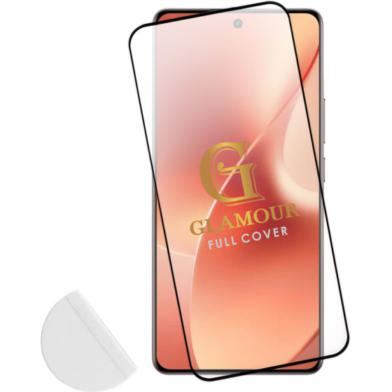 Idol 1991 Tempered Glass Realme 15 5G 6.8'' 9H 0.30mm 3D Edge Glue Semi Curved Finger Unlock BLACK