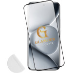 Idol 1991 Tempered Glass Xiaomi Redmi Note 15 Pro Plus 6.9''9H 0.30mm 3D Full Glue Semi Curved Finger Unlock Black + Squeezy CARD
