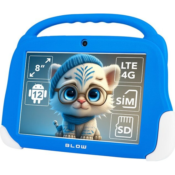 Blow Tablet Kids TAB8 4G 4/64GB Blue + Case - (79-068#)