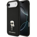 Karl Lagerfeld Liquid Silicone Metal Ikonik Case For Iphone Air Black - (KLHCP17MSMHKNPK)