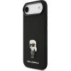 Karl Lagerfeld Liquid Silicone Metal Ikonik Case For Iphone Air Black - (KLHCP17MSMHKNPK)