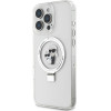 Karl Lagerfeld Ringstand Karl And Choupette Magsafe Case For Iphone 16 Pro Max White - (KLHMP16XHMRSKCH)