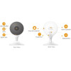 IMOU Ip Camera Cue 2 3MP INDOOR, 1/3'' 3MP CMOS, H.265/H.264, 8X Digital ZOOM, 2.8MM LENS, Night VISION: 10M, Wifi 6, Mic & SPEAKER, Micro Sd 512GB, TWO-Way TALK, Alarm NOTIFICATION, DC5V1A, - (IPC-C32EP)