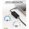 Goobay ���������� ������� USB-C, 1000MBps Ethernet, ������ - (76579)
