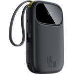 Baseus Enerfill FC31 20000mAh 45W Power Bank With Display With USB-C And Lightning Cables - Black - (E0028D00)
