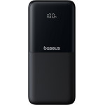 Baseus Lipow 10000mAh 22.5W Powerbank With Dual Built-In Cable With Display (With Additional Black Simple USB-A - USB-C 3A 0.2m cable) - Black - (P10079101123-00)