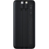 Baseus Lipow 10000mAh 22.5W Powerbank With Dual Built-In Cable With Display (With Additional Black Simple USB-A - USB-C 3A 0.2m cable) - Black - (P10079101123-00)