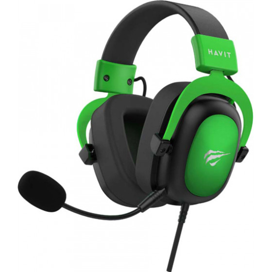 Havit Gaming 3.5mm Headset H2002D, 2m, Green