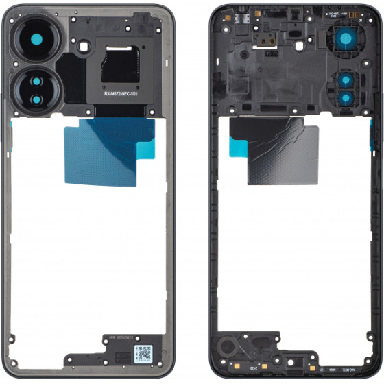 Xiaomi Middle Cover For Redmi 13C Nfc / C65, Black - (560001C3UP00)