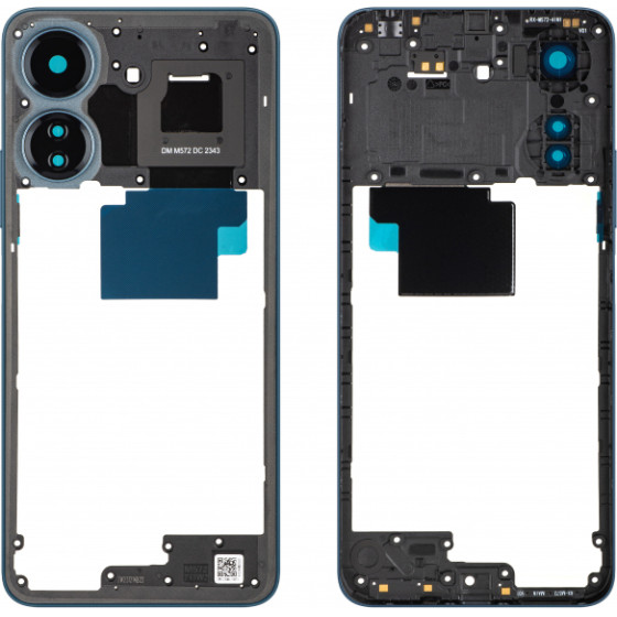 Xiaomi Middle Cover For Redmi 13C NFC, Dusty Blue - (560002C3UP00)