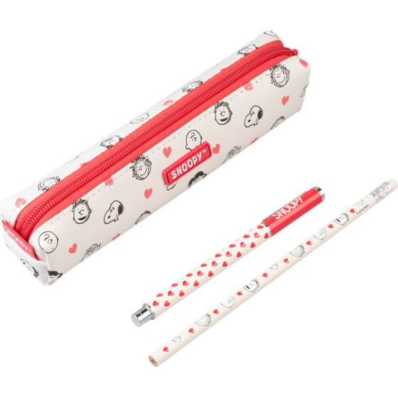 Erik Peanuts Snoopy Pencil Case + Pen And Pencil - (8435747827696)