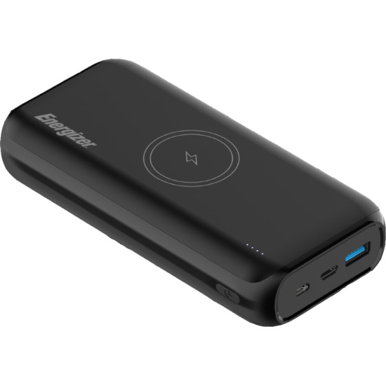 Energizer Power Bank 20000mAh PD20W �� 1xUSB-C 1xUSB-A �������� ������� 15W ��� Led ������� ��������� ����� - (QE20009PQ)