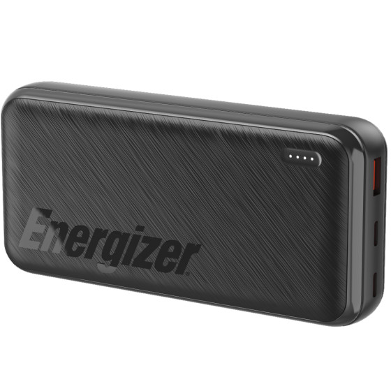 Energizer Power Bank 20000mAh PD22.5W Fast Charge �� 2xUSB-C 1xUSB-A ��� Led ������� ��������� ����� - (UE20055PQ)