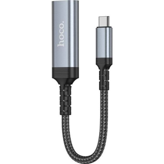 Hoco Cable Usb C To Hdtv Conversion Cable 4K 30Hz 0,2 m UA43A Metal gray