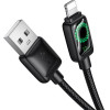 Hoco Cable With Lcd Usb A To Lightning 2,4A 1,2 m U146 black