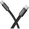 Hoco Flat Cable Usb C To Usb C 3A 60W 1 m X125 black