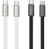 Hoco Flat Cable Usb C To Usb C 3A 60W 1 m X125 black