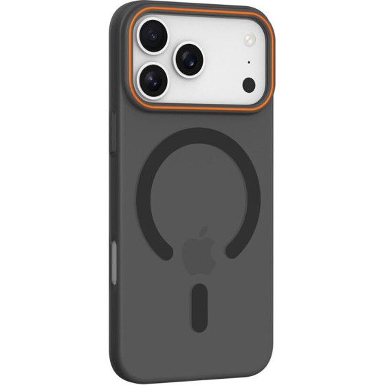 Case Go Orange Compatible With Magsafe For Samsung A36 Black OEM