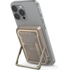 Skinarma Powerbank Nexus Mecha Magnetic Kick-Stand 5000mAh 20W Pd USB-C Magsafe Gold - (SK-PB5KNEXUS-MECDGD)