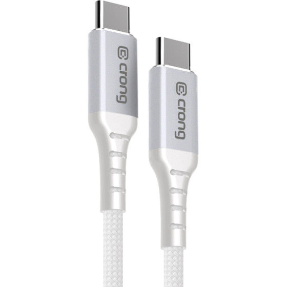 Crong Armor Link - Cable 100W Pd 5A USB-C To USB-C 200cm (white) - (CRGAL200USCCWHI)