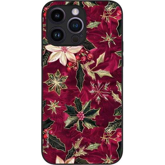 Sonique ���� Christmas Series ��� Apple Iphone 14 Pro Max Wine Bloom