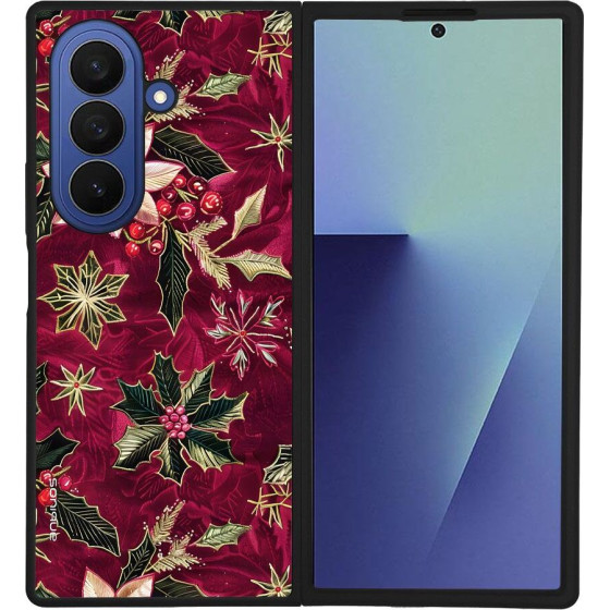 Sonique ���� Christmas Series ��� Samsung Galaxy Z Fold 7 Wine Bloom