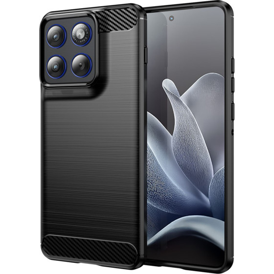 Techsuit - Carbon Silicone - Motorola Edge 70 - Black