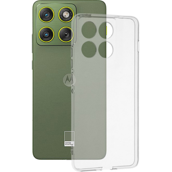 Techsuit - Clear Silicone - Motorola Edge 70 - Transparent