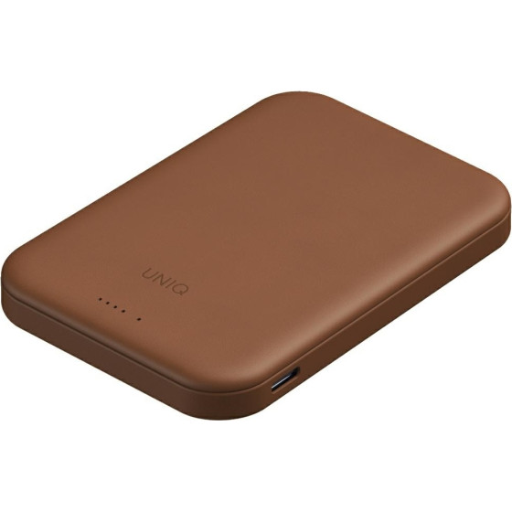 UNIQ Powerbank Lyden Lexa Magnetic 5000mAh Pd USB-C Magsafe Caramel - (UNIQ-LYDENLEXA-CARAMEL)