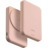 UNIQ Powerbank Lyden Lexa Magnetic 5000mAh Pd USB-C Magsafe Pink - (UNIQ-LYDENLEXA-BPINK)