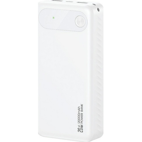 Usams PB80 Power Bank PD20W 20000mAh White - (20KCD25102)
