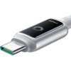 Joyroom S-A55 Starflight 100W USB-C - USB-C Cable 1.2m - White - (S-A55 C-C 100W 1.2 white)