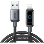 Joyroom S-A55 Starflight 3A USB-A - Lightning Cable 1.2m - Black - (S-A55 A-L 3A 1.2m black)