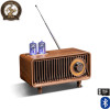 Old Street Audio AS19 Retro Bluetooth ����� ������ (5W/�������� 1800mAh/Bluetooth 5.4/Fm Radio/USB/TF/AUX/TWS) - (04917)