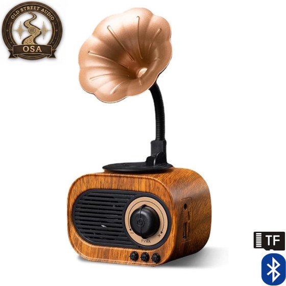 Old Street Audio AS70 Old-School Bluetooth ����� ������ (5W/�������� 1200mAh/Bluetooth 5.4/Fm Radio/USB/TF/AUX/TWS) - (04920)