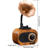 Old Street Audio AS70 Old-School Bluetooth ����� ������ (5W/�������� 1200mAh/Bluetooth 5.4/Fm Radio/USB/TF/AUX/TWS) - (04920)