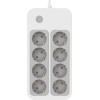 Powertech ��������� ��������� 8 ������, 16A, 1.5m, ����� - (PT-1534)