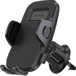 Crong Carclip Air Vent - Universal Car Holder For The Air Vent Grille (black) - (CRGCH8BLK)