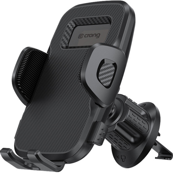 Crong Carclip Air Vent - Universal Car Holder For The Air Vent Grille (black) - (CRGCH8BLK)