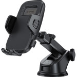 Crong Carclip Dashboard - Universal 2-in-1 Car Mount For Dashboard And Windshield (black) - (CRGCH7BLK)