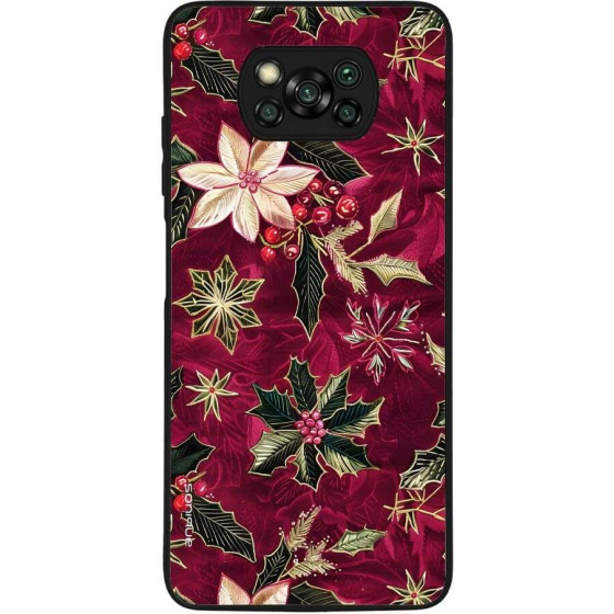 Sonique ���� Christmas Series ��� Xiaomi Poco X3 Nfc / Poco X3 Pro Wine Bloom