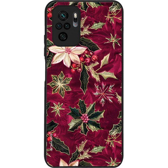 Sonique ���� Christmas Series ��� Xiaomi Redmi Note 10 / Redmi Note 10s / Poco M5s Wine Bloom