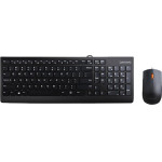 Lenovo 300 Keyboard Mouse Included Universal Usb Qwerty Us English Black - (GX30M39606)