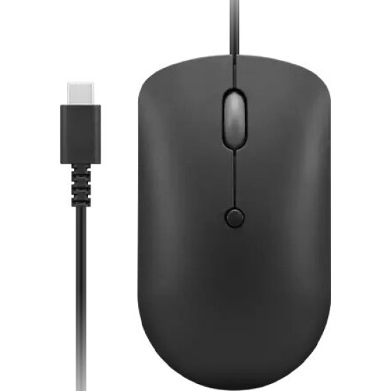 Lenovo Mouse Office Ambidextrous Usb Type-C Optical 2400 Dpi - (GY51D20875)